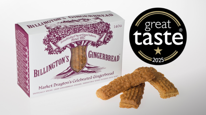 Billington's Gingerbread Great Taste Award 2025