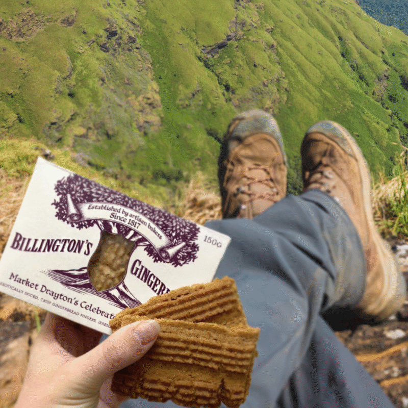 Billington’s Gingerbread taken on a hike