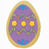 Original Biscuit Bakers Sugar Cookie Purple Egg