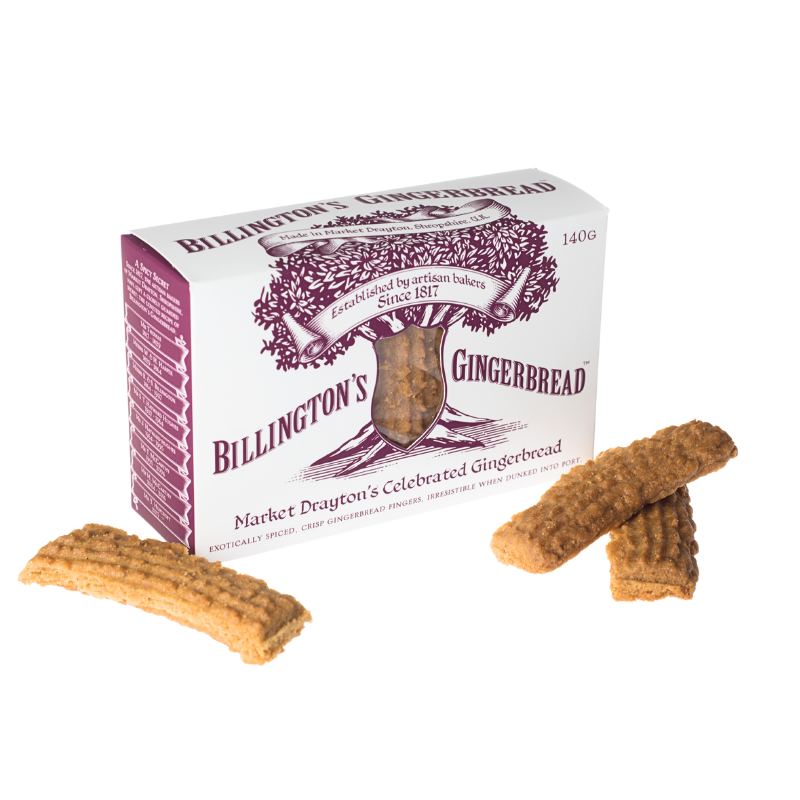 A pack of Billington's Gingerbread Biscuits