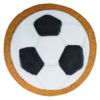 Original Biscuit Bakers hand iced football biscuit