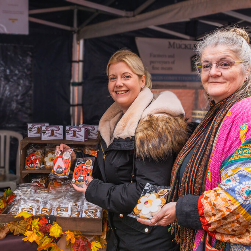 Original Biscuit Bakers and Billington's Gingerbread exhibiting at the Ginger and Spice Festival.